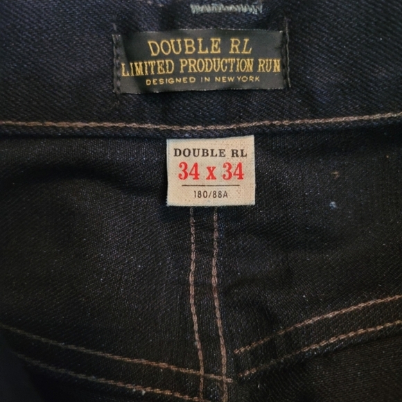 RRL Deep Indigo Selvedge Jeans 36X34 - Picture 2 of 5